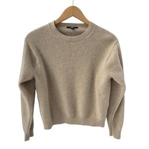 UNIQLO Comptoir Lightweight Lambswool Sweater Beige Women's M French Girl Style
